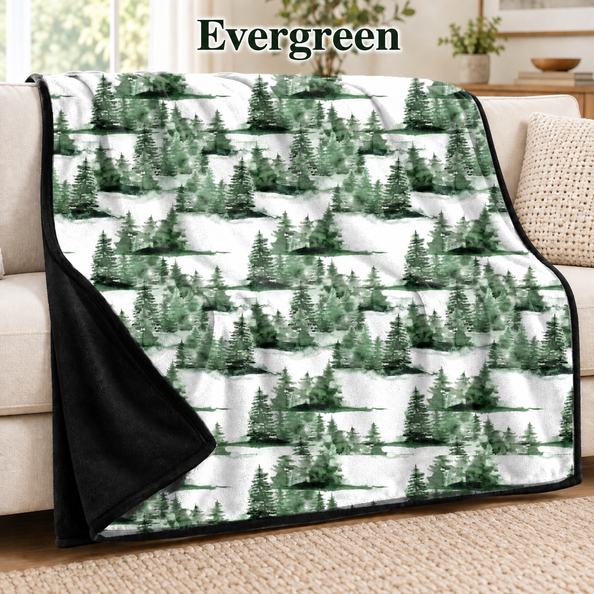 Evergreen-Soft Throw Blanket 14 Run- (PREORDER CLOSES 9/28, ETA DECEMBER)