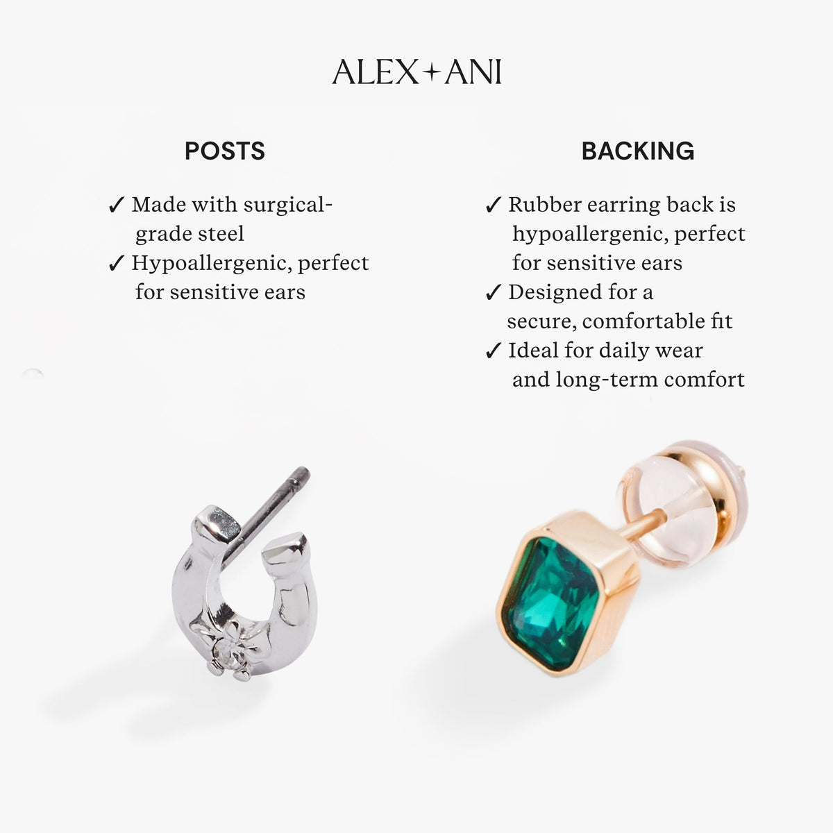 Hamsa Mini Stud Earrings