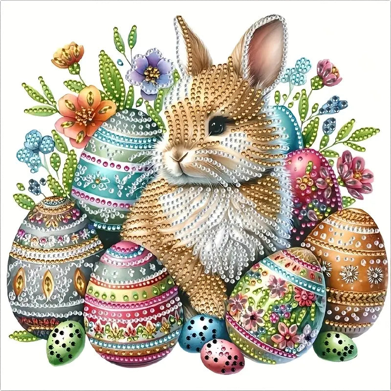 Easter Bunny & Eggs Partial