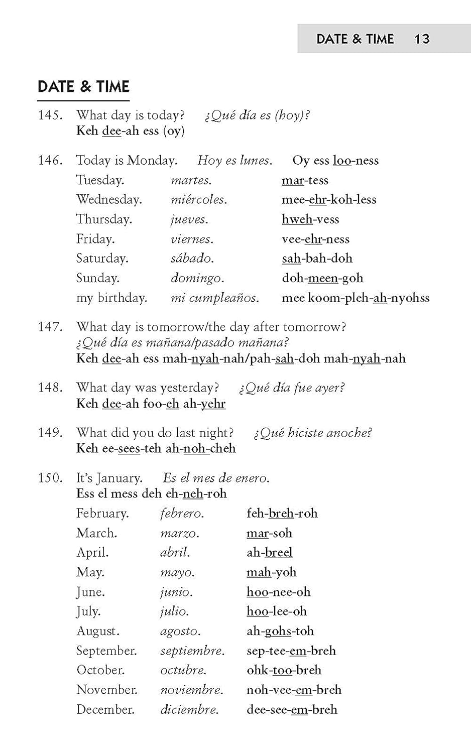 Easy Spanish Phrase Book NEW EDITION: Over 700 Phrases for Everyday Use (Dover Language Guides Spanish) (Spiral Bound)