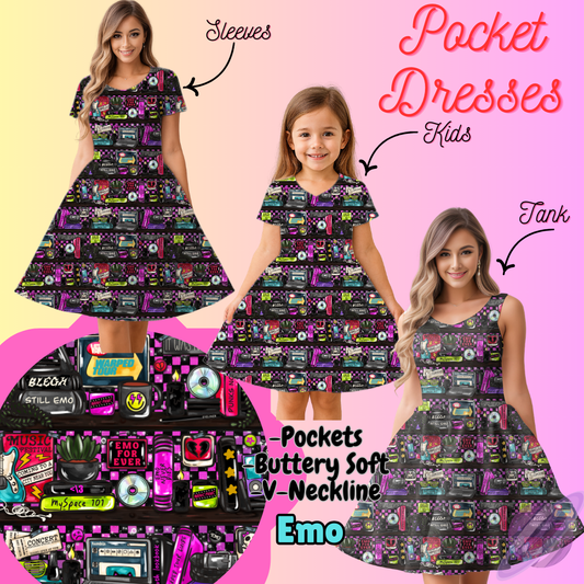 EMO-POCKET DRESS PREORDER-CLOSING 3/16