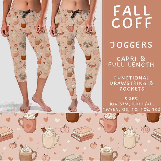 Batch #582 - Hello Fall 3 - Closes 9/7 - ETA early Nov - Fall Coff Full and Capri Length Joggers