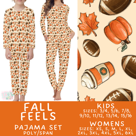 Batch #580 - Fall Family Pajamas 2 - Closes 9/4 - ETA early Nov - Fall Feels Women's & Kid's Pajama Set