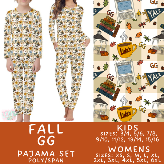 Batch #580 - Fall Family Pajamas 2 - Closes 9/4 - ETA early Nov - Fall GG Women's & Kid's Pajama Set