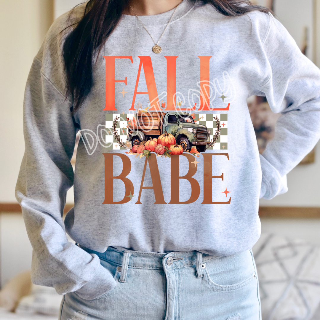 FALL BABE - CREWNECK SWEATSHIRT