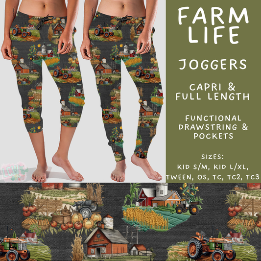 Batch #496 - Careers Collection 2 - Closes 2/25 - ETA late April - Farm Life Full and Capri Length Joggers