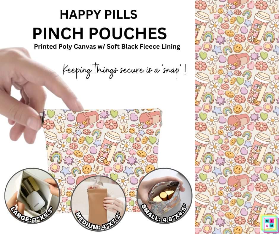 Happy Pills Pinch Pouches