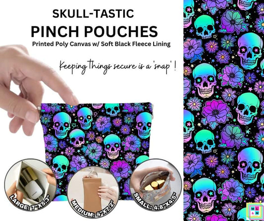 Skull-Tastic Pinch Pouches