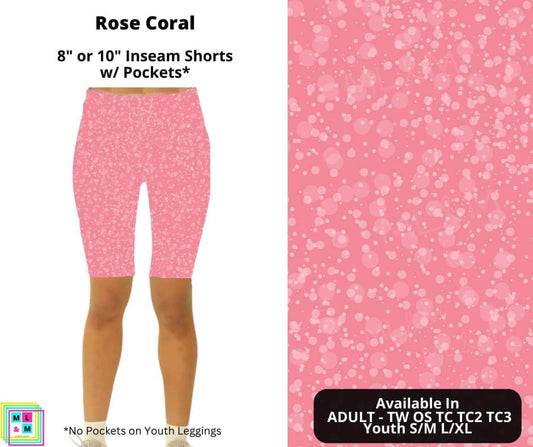 Rose Coral Shorts