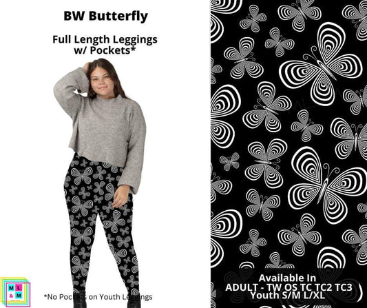 BW Butterfly Full Length Leggings w/ Pockets