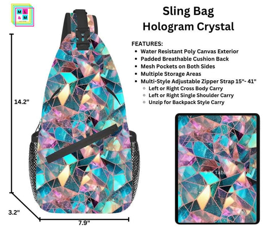 Hologram Crystal Sling Bag