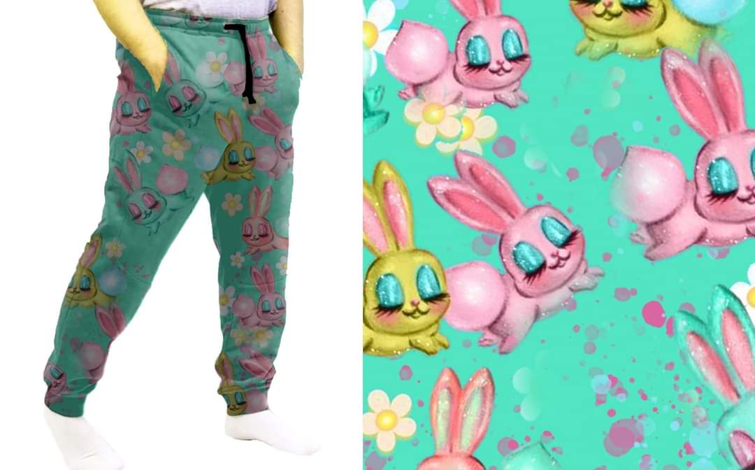 Puffy Bunnies Leggings, Capris, Joggers, and Loungers