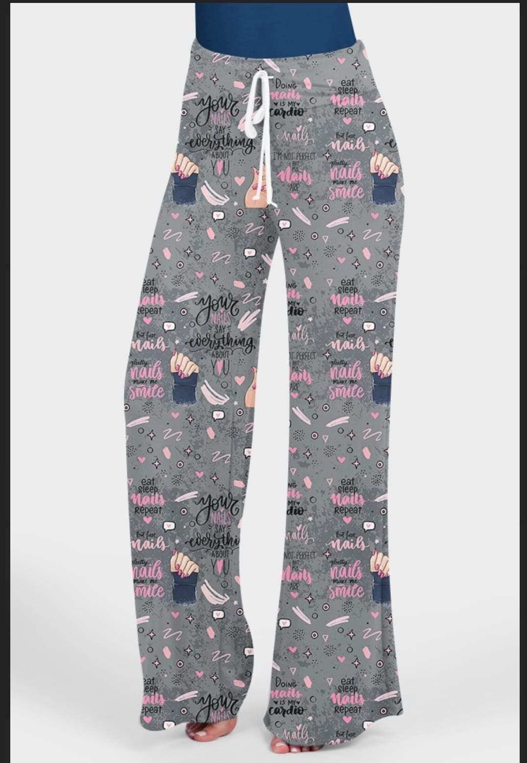 Nail Time Leggings, Capris,