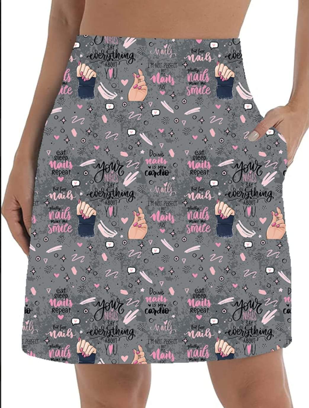 Nail Time Leggings, Capris,