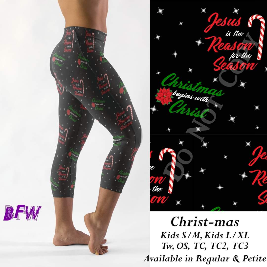 Christ-mas Leggings and skirted leggings