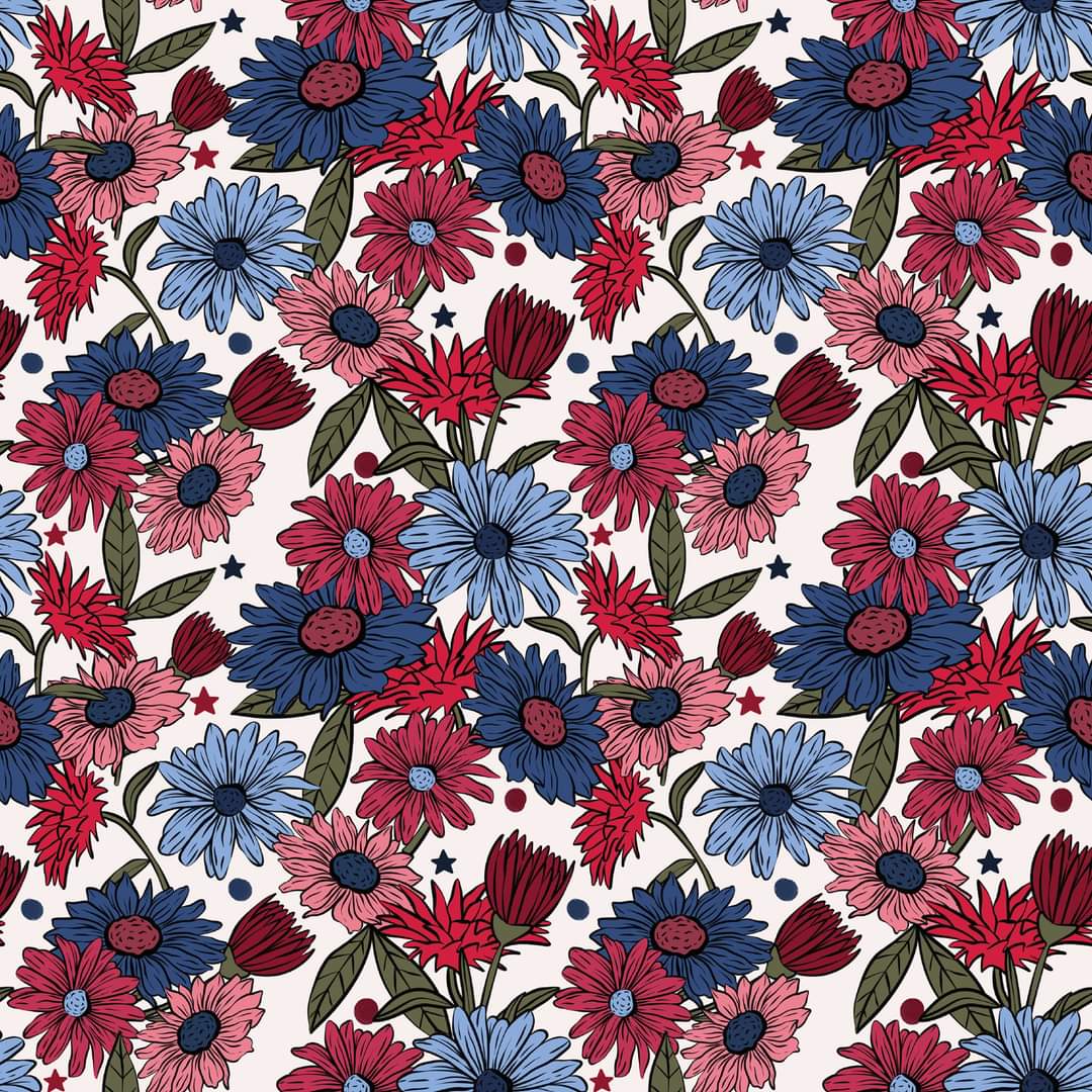 American Floral Capris, Shorts