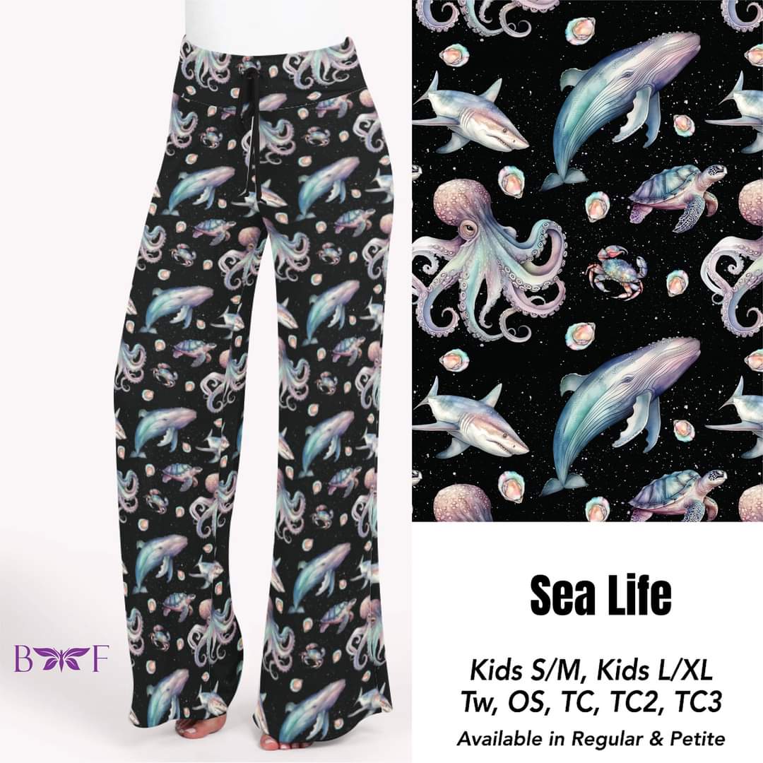 Sea Life Capris and Biker Shorts
