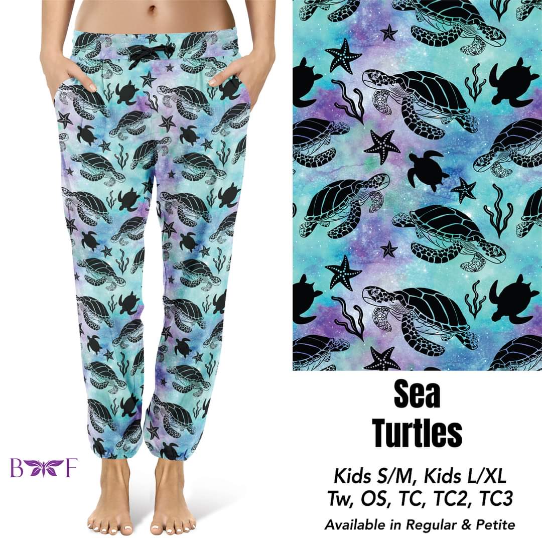 Sea Turtles Biker Shorts