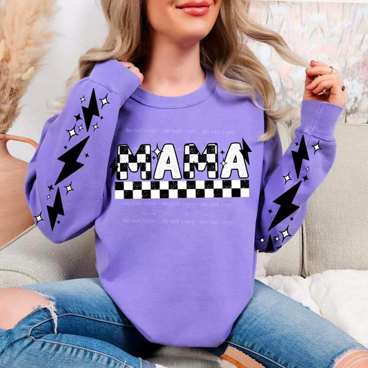 MAMA CHECKER W/ SLEEVE PRINT