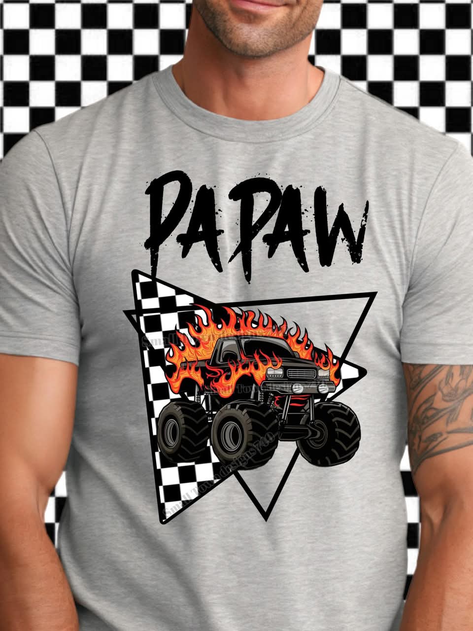 CHECKER MONSTER TRUCK NAME COLLECTION TEES (Multiple Options)