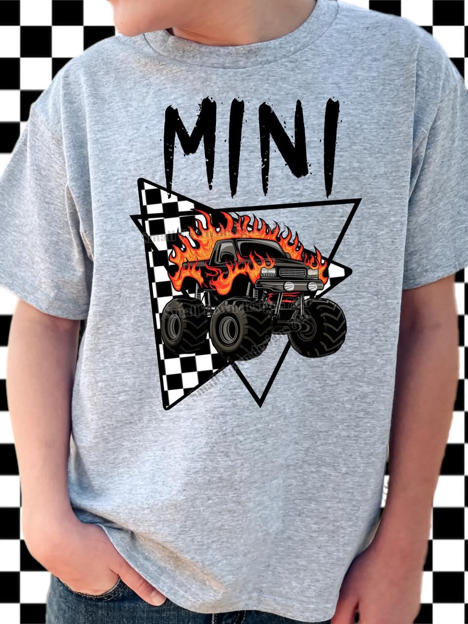 CHECKER MONSTER TRUCK NAME COLLECTION TEES (Multiple Options)