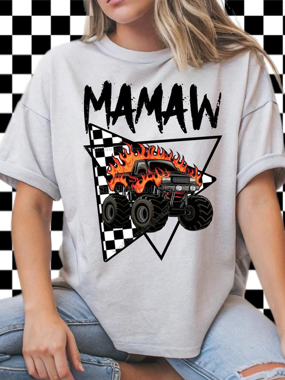 CHECKER MONSTER TRUCK NAME COLLECTION TEES (Multiple Options)