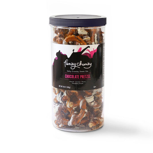 Chocolate Pretzel 19 oz Tall Canister