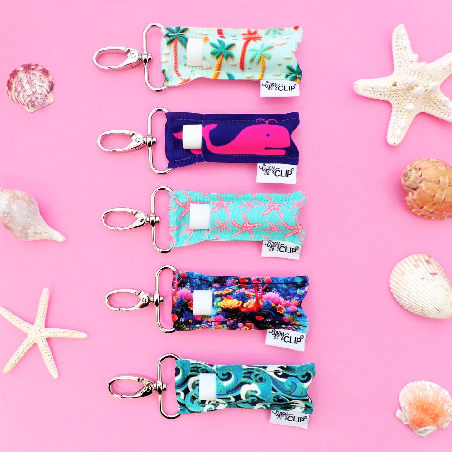 Palm Trees LippyClip® Lip Balm Holder