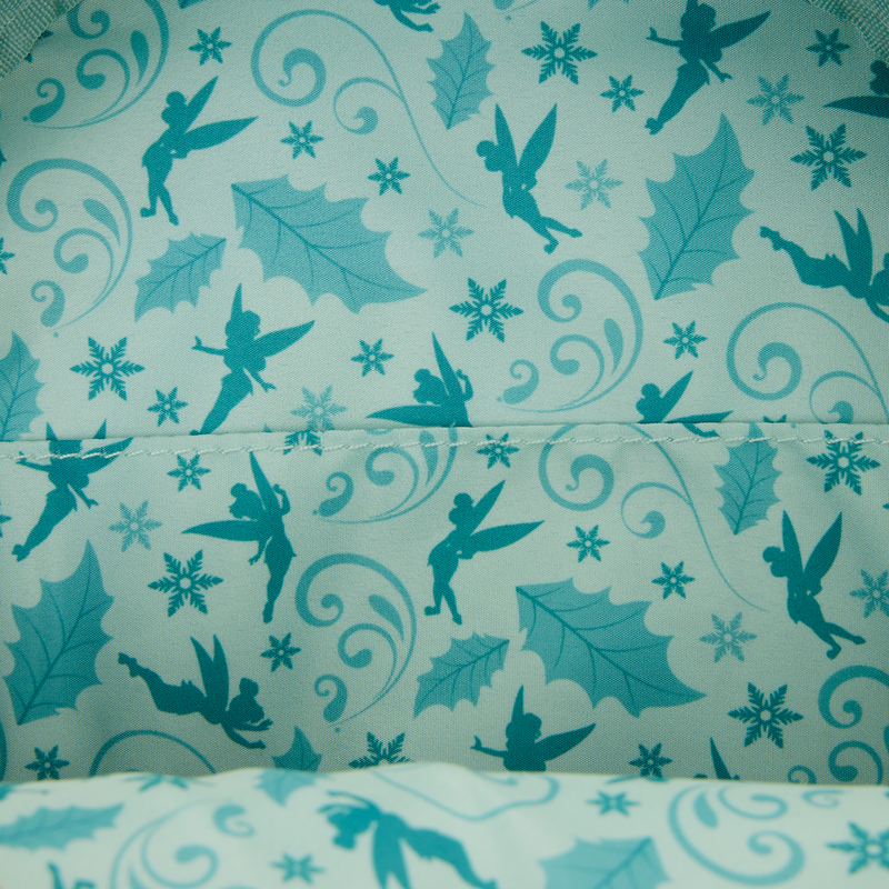 Disney Loungefly Tinker Bell Sequin Holiday Mini Backpack