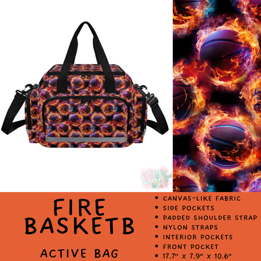 Batch #500 - Active Armor Collection - Closes 3/6 - ETA early May - Fire Basketb Active Bag