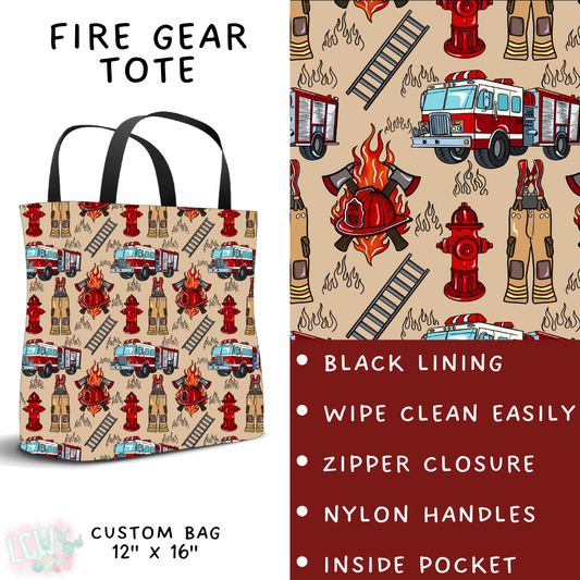 Batch #496 - Careers Collection 2 - Closes 2/25 - ETA late April - Fire Gear Tote
