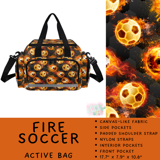 Batch #500 - Active Armor Collection - Closes 3/6 - ETA early May - Fire Soccer Active Bag