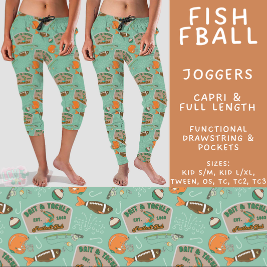 Batch #592 -  Fun Run 27 - Closes 9/30 - ETA late Nov - Fish FBall Full and Capri Length Joggers