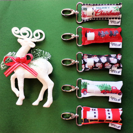 Smiling Santa LippyClip® Lip Balm Holder