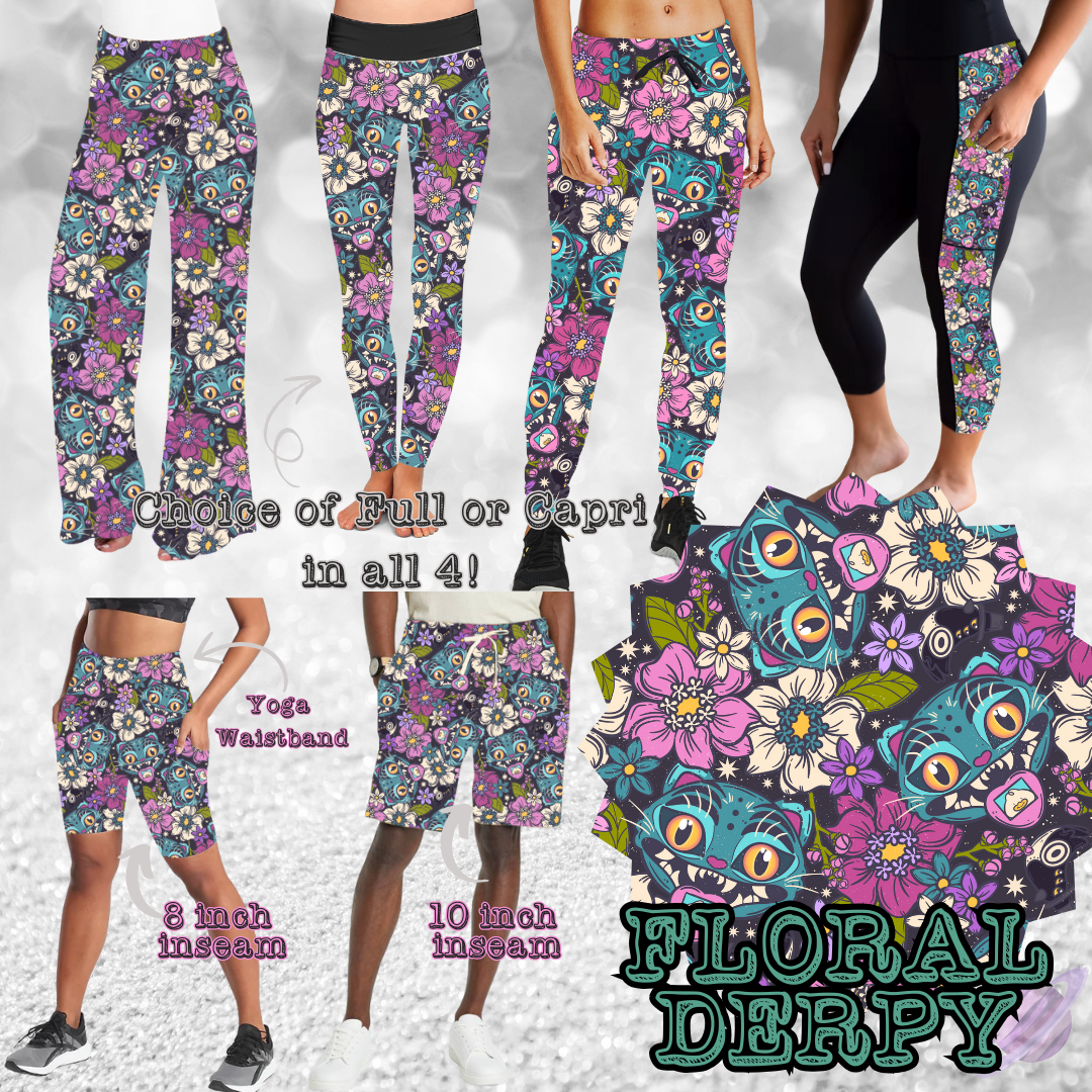 FLORAL DERPY-BATCH 119-6 STYLE BOTTOMS-PREORDER CLOSING 9/19