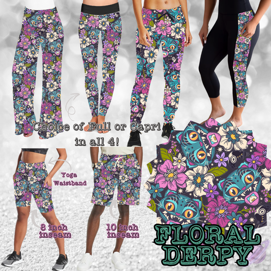FLORAL DERPY-BATCH 119-6 STYLE BOTTOMS-PREORDER CLOSING 9/19