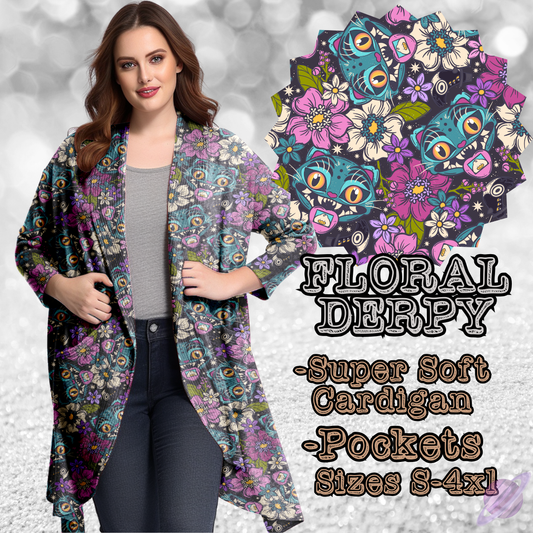 FLORAL DERPY-BATCH 119-CARDIGAN-PREORDER CLOSING 9/19