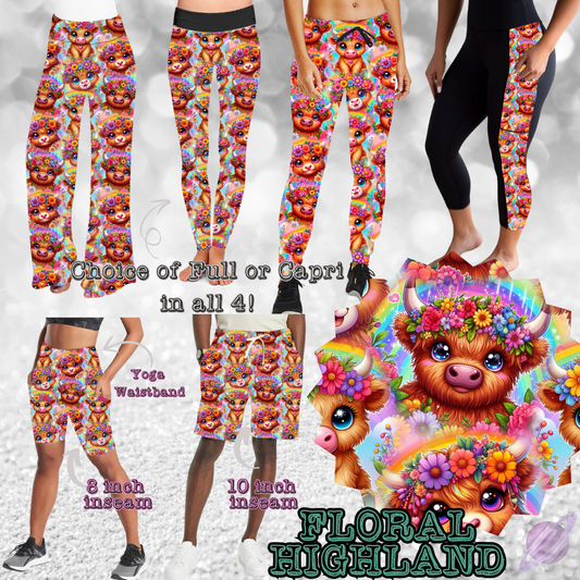 FLORAL HIGHLAND-BATCH 119-6 STYLE BOTTOMS-PREORDER CLOSING 9/19