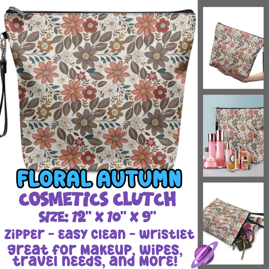 FLORAL AUTUMN - COSMETIC CLUTCH RUN 3 PREORDER CLOSES 9/17