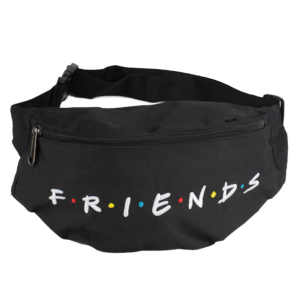 Fanny Pack - FRIENDS Logo Black White Multi Color
