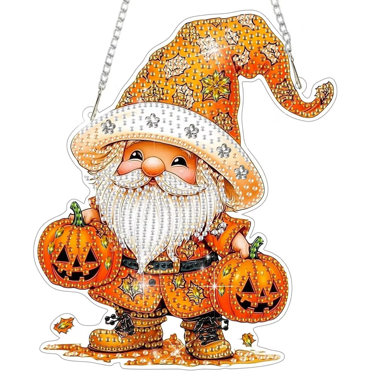 Fall Jack-o'-Lantern Gnome