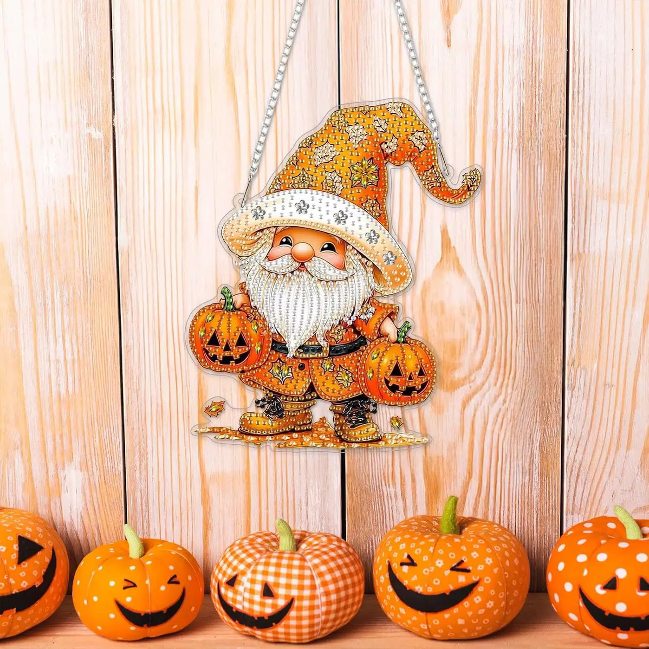 Fall Jack-o'-Lantern Gnome