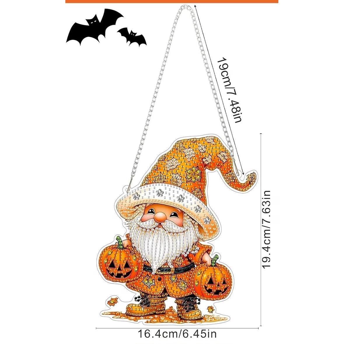 Fall Jack-o'-Lantern Gnome