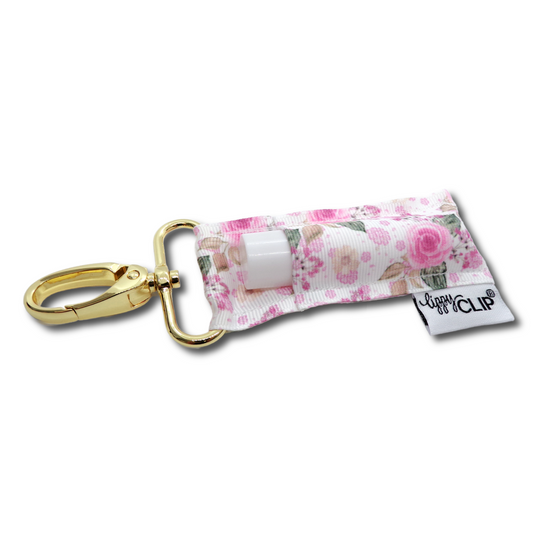 Feminine Floral LippyClip® Lip Balm Holder