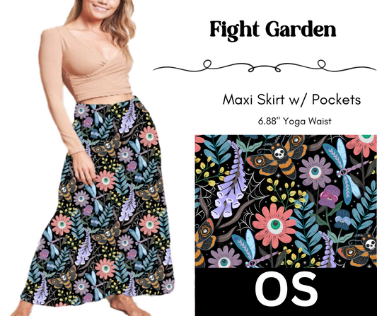 Fight Garden Maxi Skirt