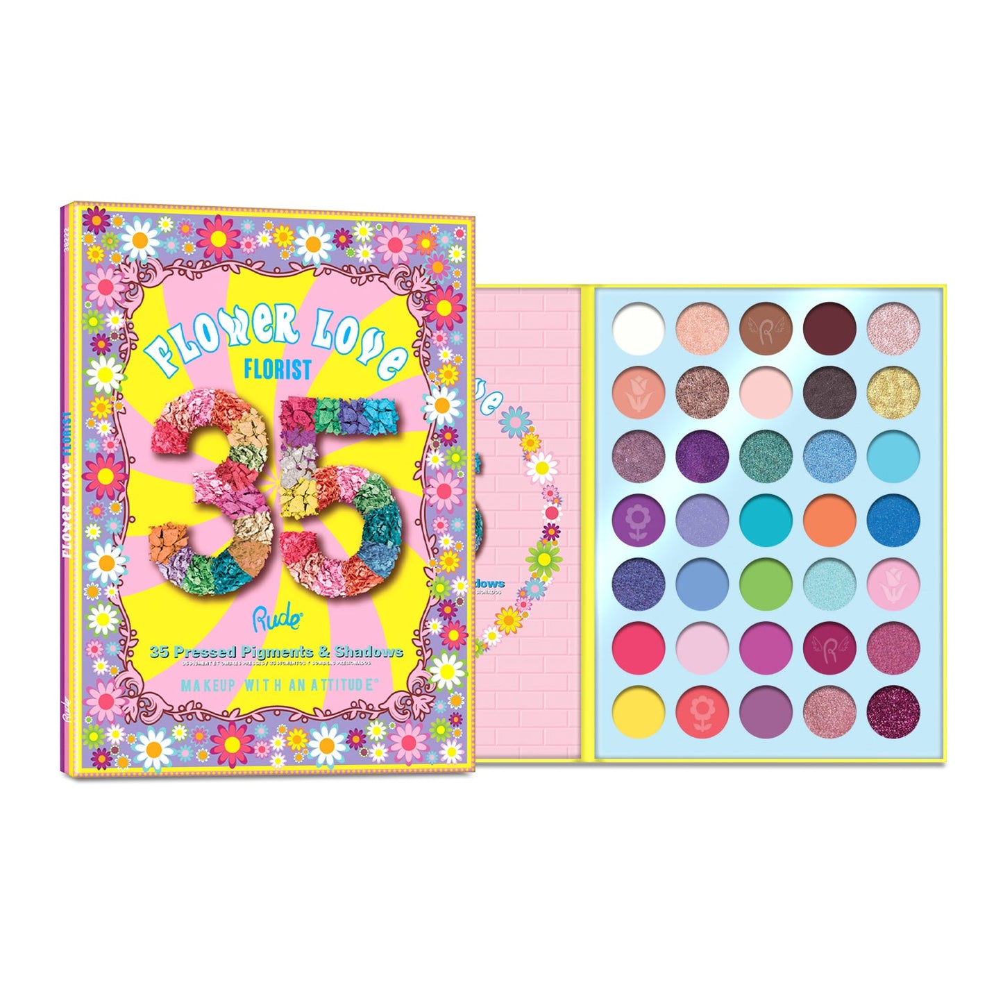Flower Love 35 Pressed Pigment & Shadows - Florist