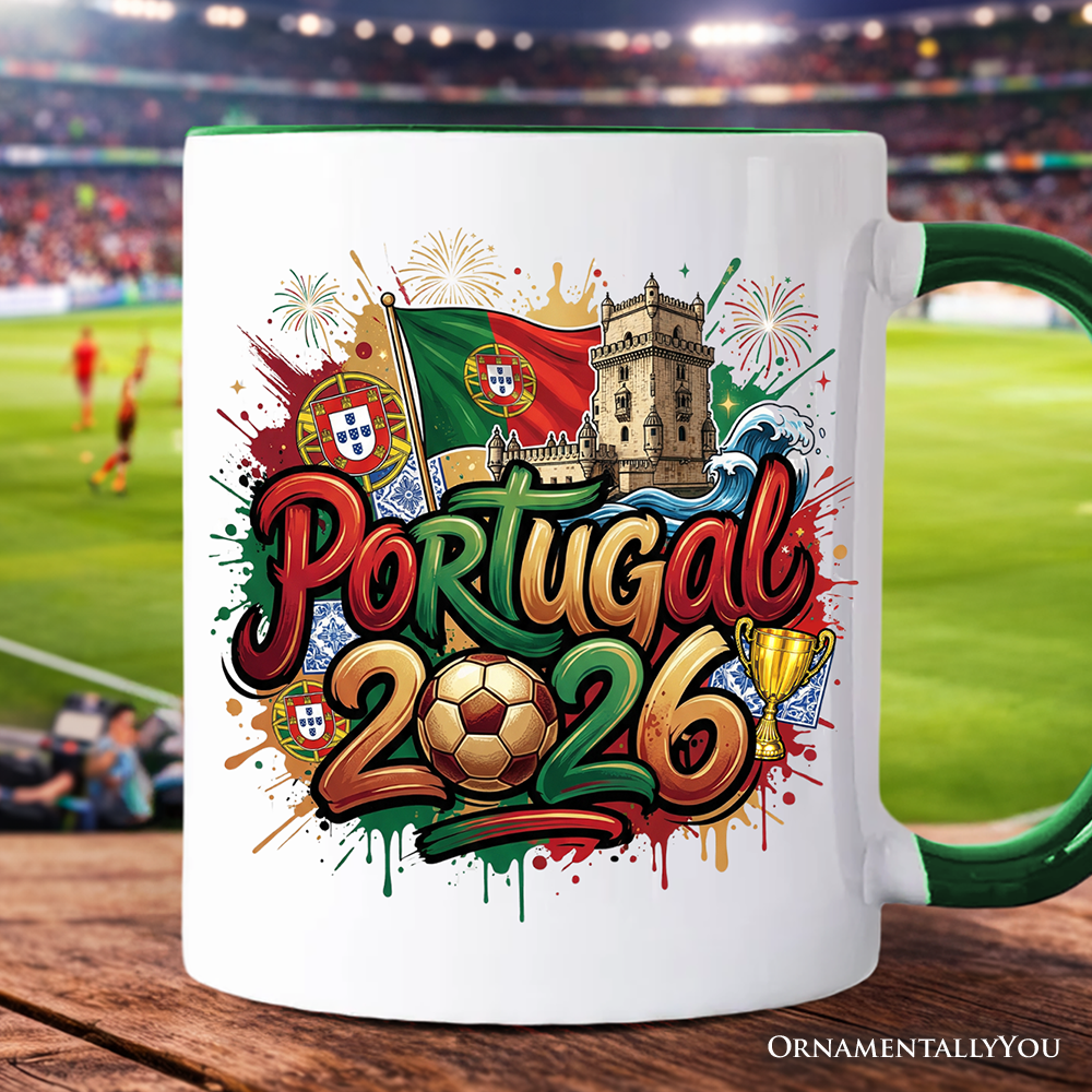 Portugal 2026 Soccer Cup Global Championship Mug, Football Fans Gift