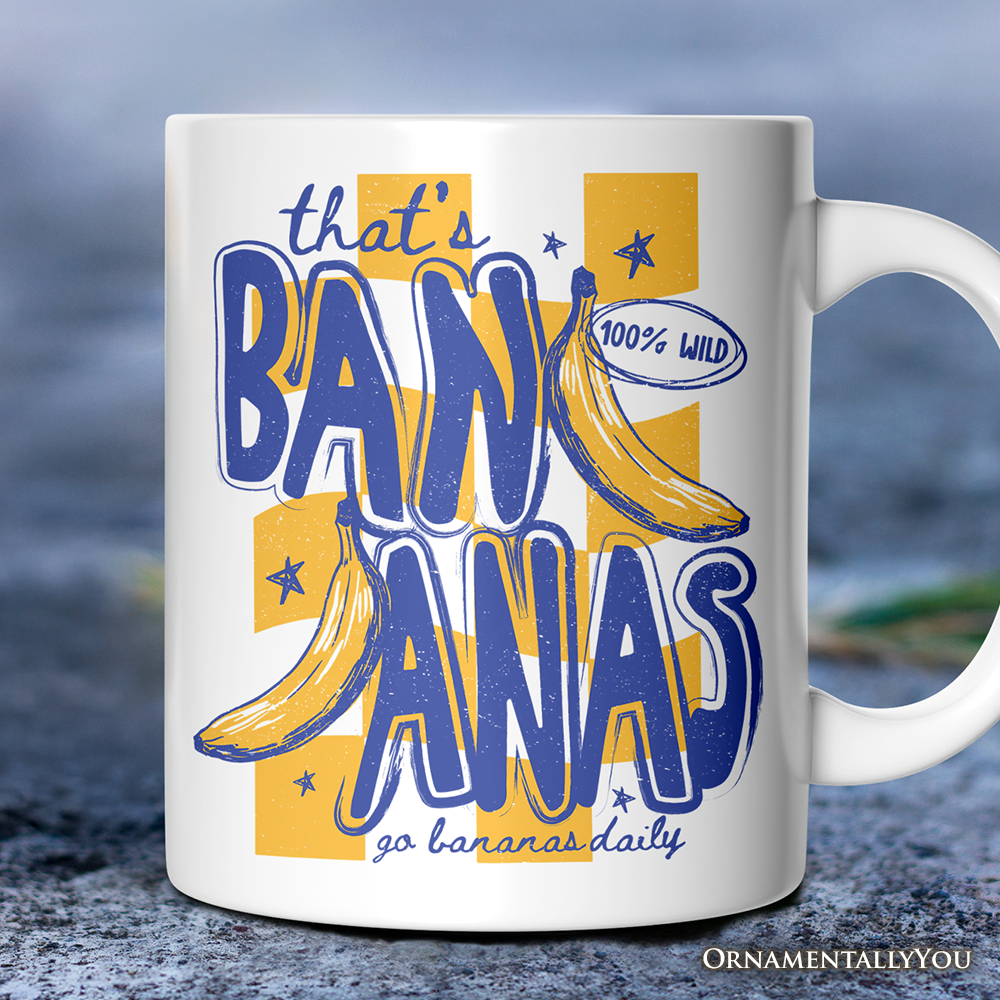 That's Bananas Summer Mug, Funny Tropical Fruit Gift