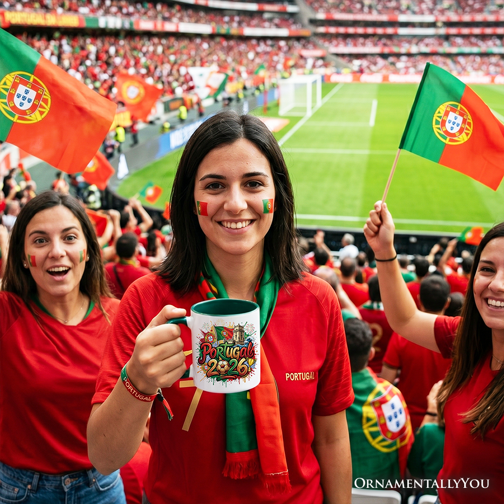 Portugal 2026 Soccer Cup Global Championship Mug, Football Fans Gift