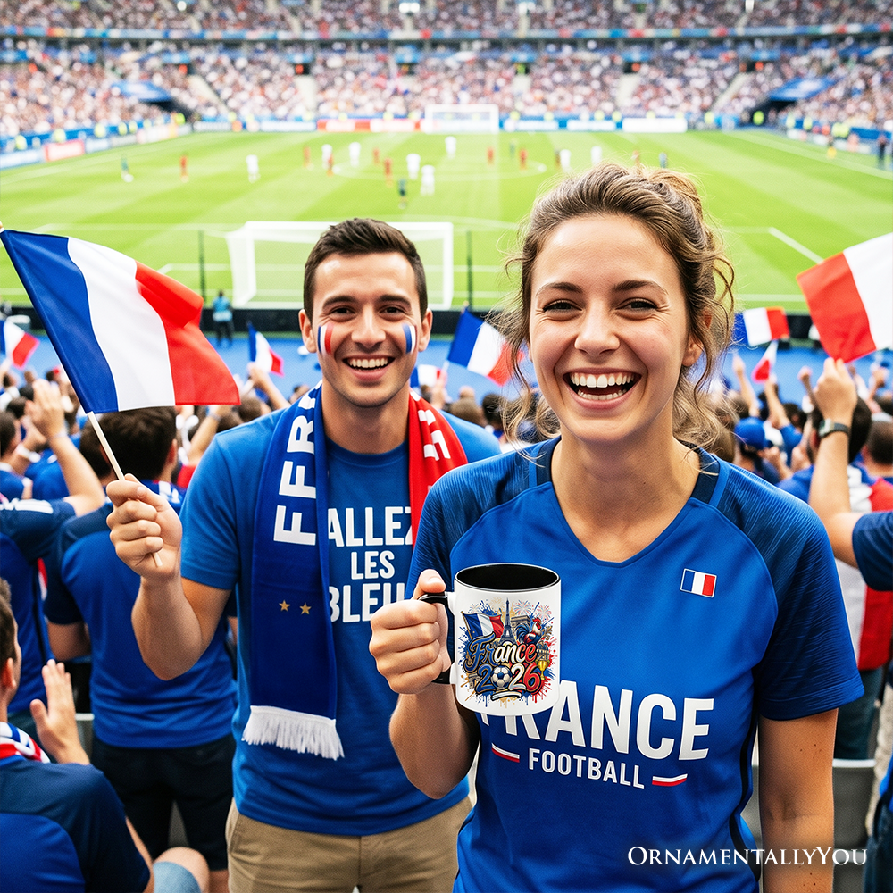 France 2026 Soccer Cup Global Championship Mug, Football Fans Gift